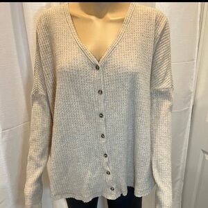 Urban outfitters waffle knit long sleeve
